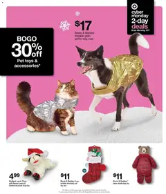 Preview of Target weekly ads valid from 30.11.2025 | Page: 15 | Products: Pet Toys, Boots, Hat