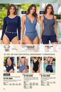 Leonisa - Catálogo -  Vista previa de la revista de la tienda Leonisa valido desde el 05.02.2026 | Página: 96 | Productos: Short, Camiseta, Vestido, Vestido de baño
