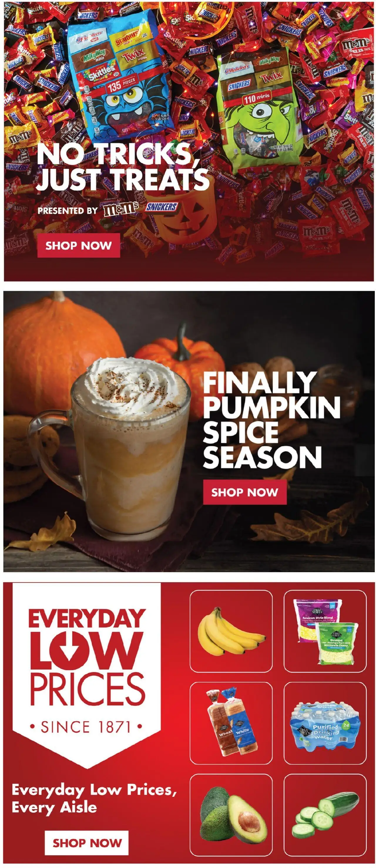 Smart & Final Weekly Ad - valid from 08.10.2025 | Page: 2 | Products: Cheese, Water, Pumpkin
