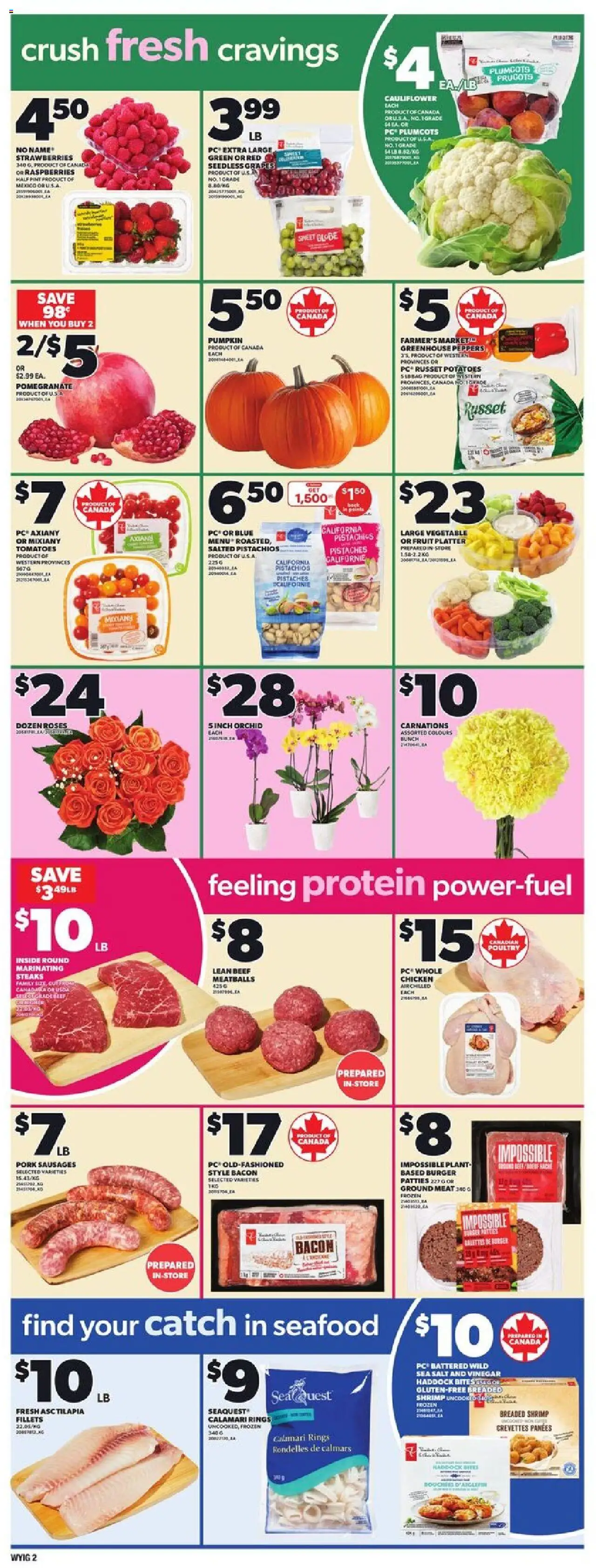 Independent Grocer flyer valid from 16.10.2025 | Page: 6 | Products: Beef, Strawberries, PC, Chicken