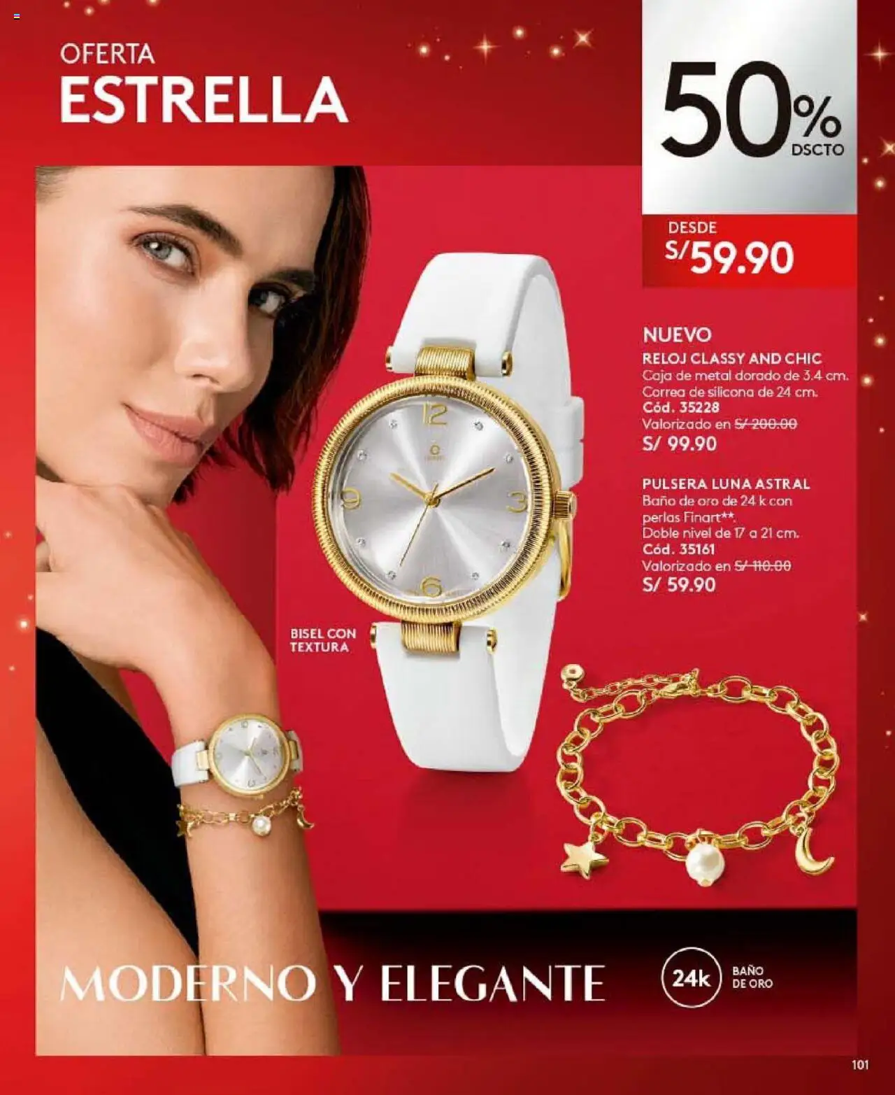 Catálogo Ésika válido desde 24.10.2025 | Página: 105 | Productos: Caja, Baño, Reloj