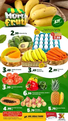São Judas Tadeu - Ofertas Hortifruti - Pré-Visualização do folheto da loja São Judas Tadeu, válido de 27.01.2026