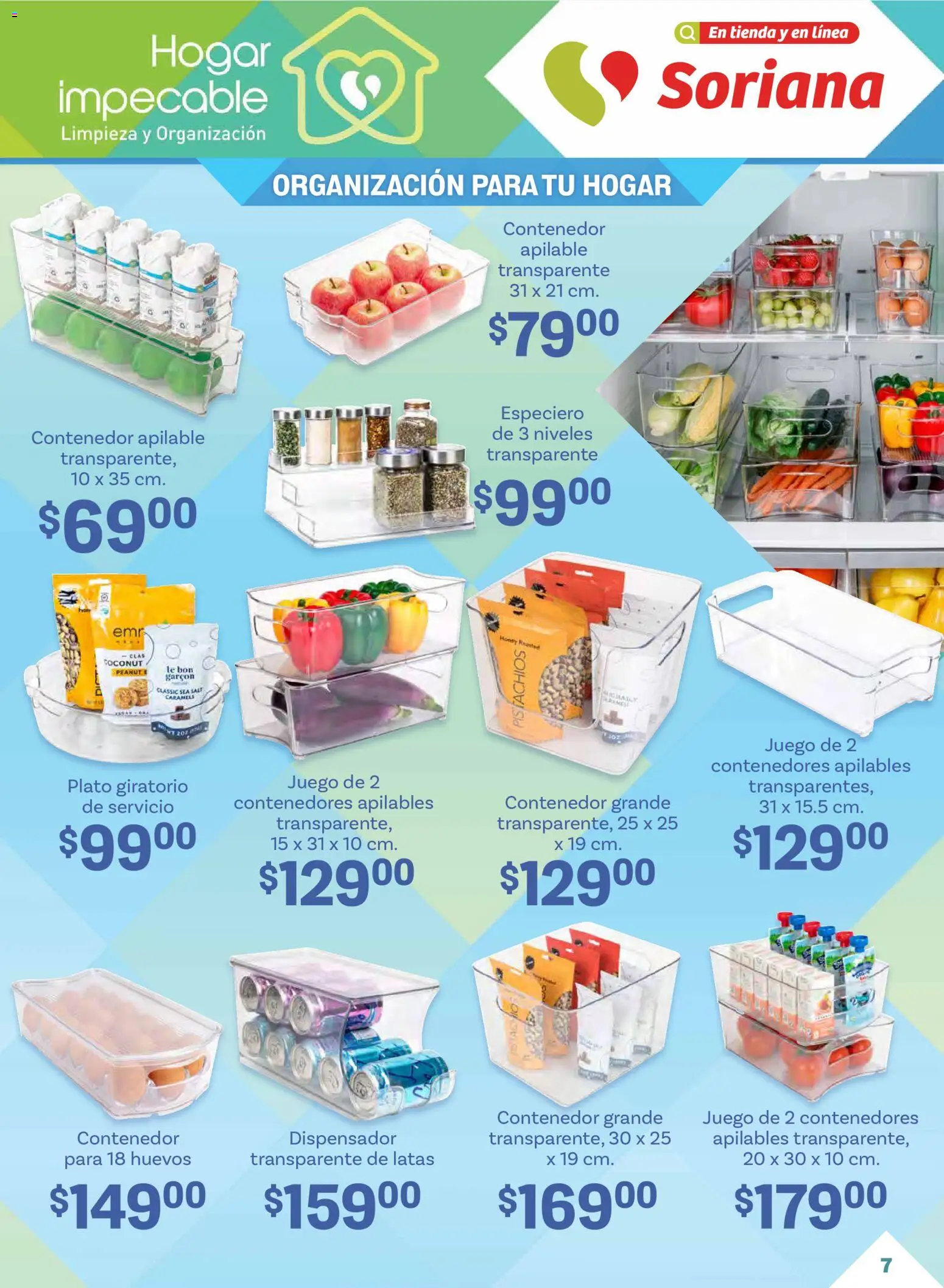 Nuevas ofertas de Soriana válidas en toda la República Mexicana desde el 15.01.2026. ¡Encuentra las mejores ofertas en Soriana - Hogar impecable Súper Nacional! | Página: 7 | Productos: Huevos, Juego, Contenedor
