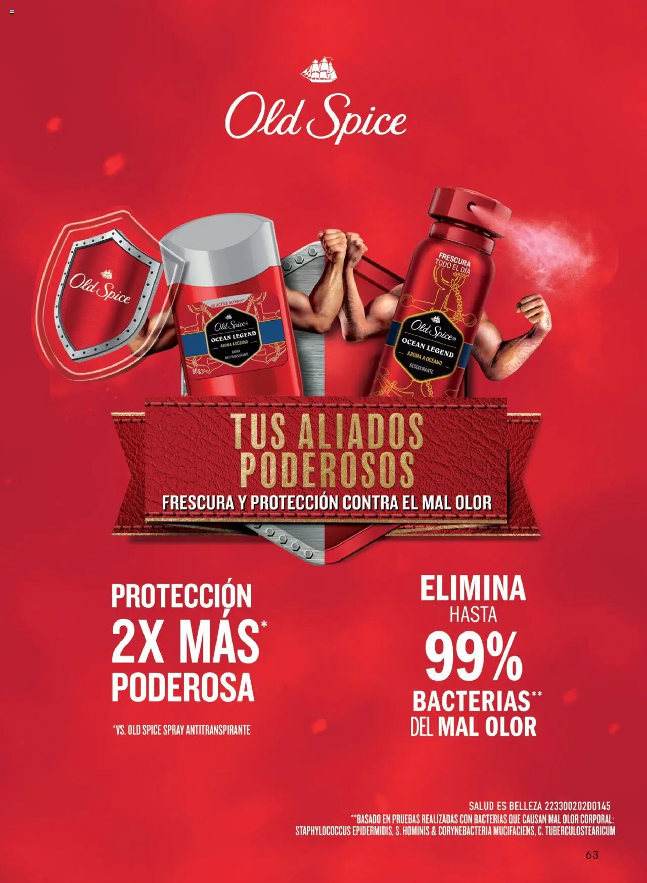Nuevas ofertas de Chedraui válidas en toda la República Mexicana desde el 02.05.2025. ¡Encuentra las mejores ofertas en Chedraui folleto Vive Bella! | Página: 63 | Productos: Desodorante, Antitranspirante, Barra