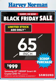 Harvey Norman - Black Friday preview  - valid from 18.11.2025