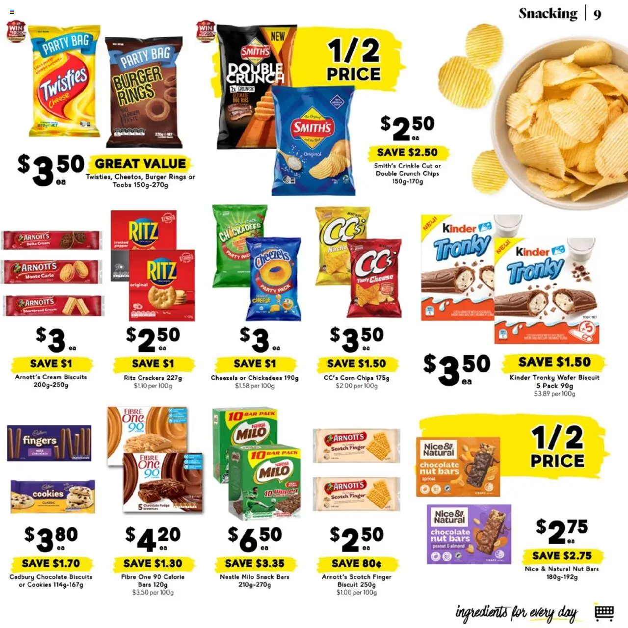Drakes catalogue - valid from 11.06.2025 | Page: 9 | Products: Crackers, Chocolate, Scotch, Bag