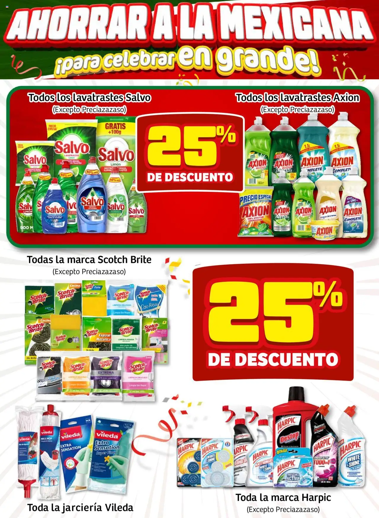 Nuevas ofertas de Soriana válidas en toda la República Mexicana desde el 10.09.2025. ¡Encuentra las mejores ofertas en Soriana - Ahorrar a la mexicana Mercado Nacional! | Página: 12 | Productos: Limón, Brillo, Hongos, Cocina