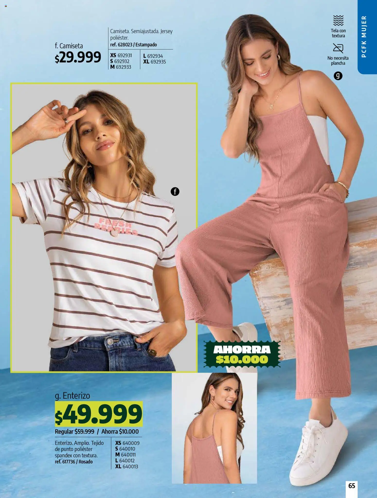 Pacifika revista - valida desde el 01.02.2026 | Página: 65 | Productos: Plancha, Camiseta, Enterizo