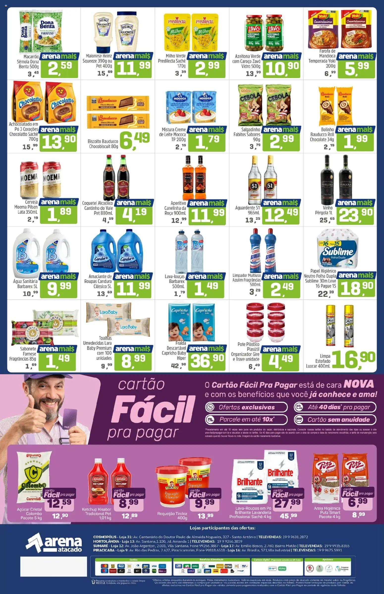 Arena Atacado Folheto - válido de 26.01.2026 | Página: 2 | Produtos: Limpador multiuso, Chocolate, Vinho, Creme