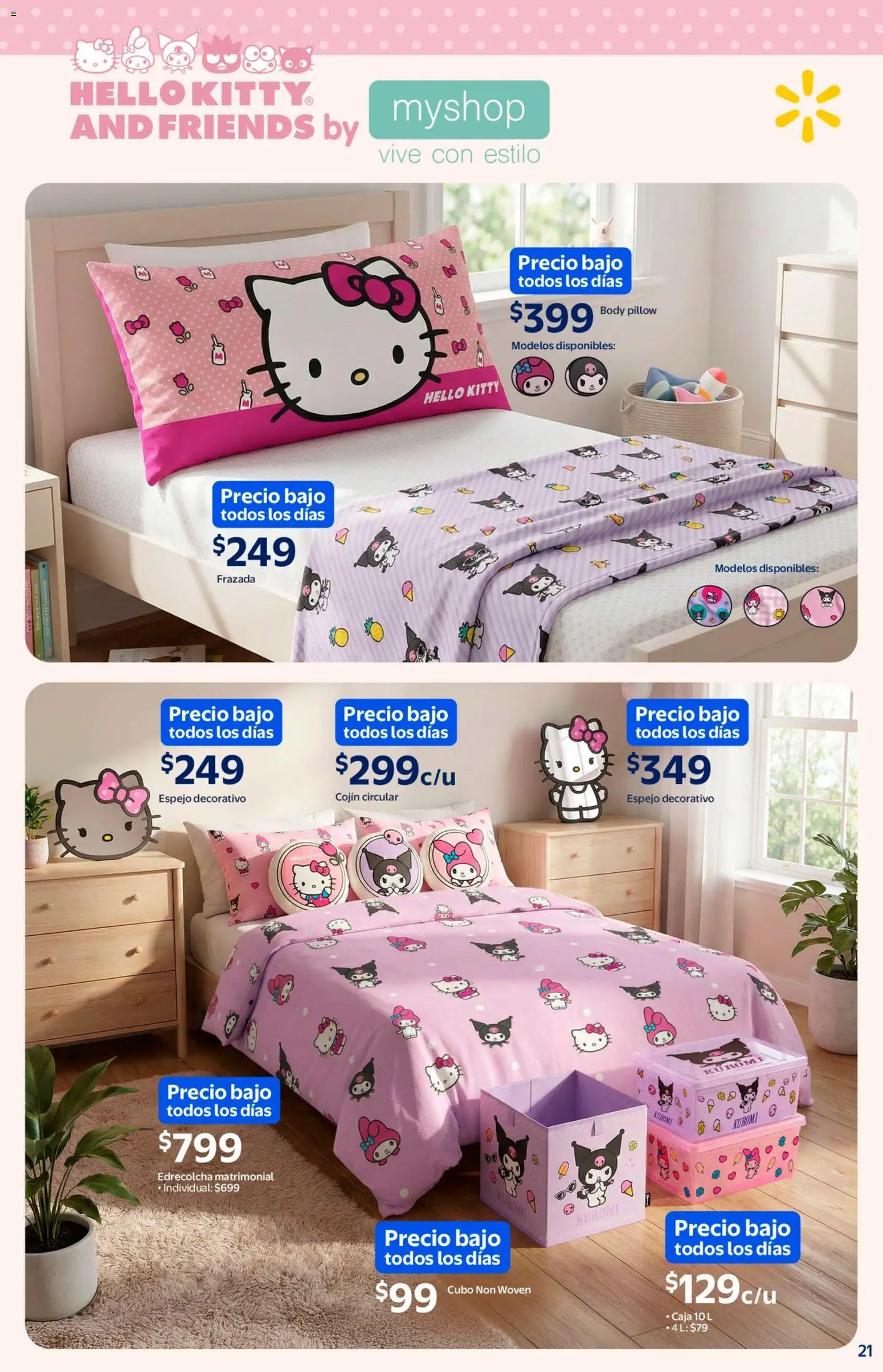 Nuevas ofertas de Walmart válidas en toda la República Mexicana desde el 05.03.2026. ¡Encuentra las mejores ofertas en Walmart folleto Sol, arena y bronceador a precios bajos! | Página: 21 | Productos: Body, Caja, Espejo