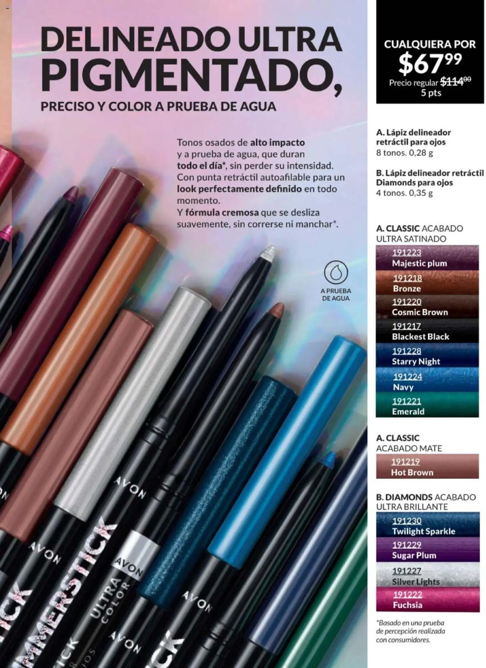 Nuevas ofertas de AVON válidas en toda la República Mexicana desde el 10.01.2026. ¡Encuentra las mejores ofertas en AVON campaña 2 2026! | Página: 97 | Productos: Agua, Mate, Delineador