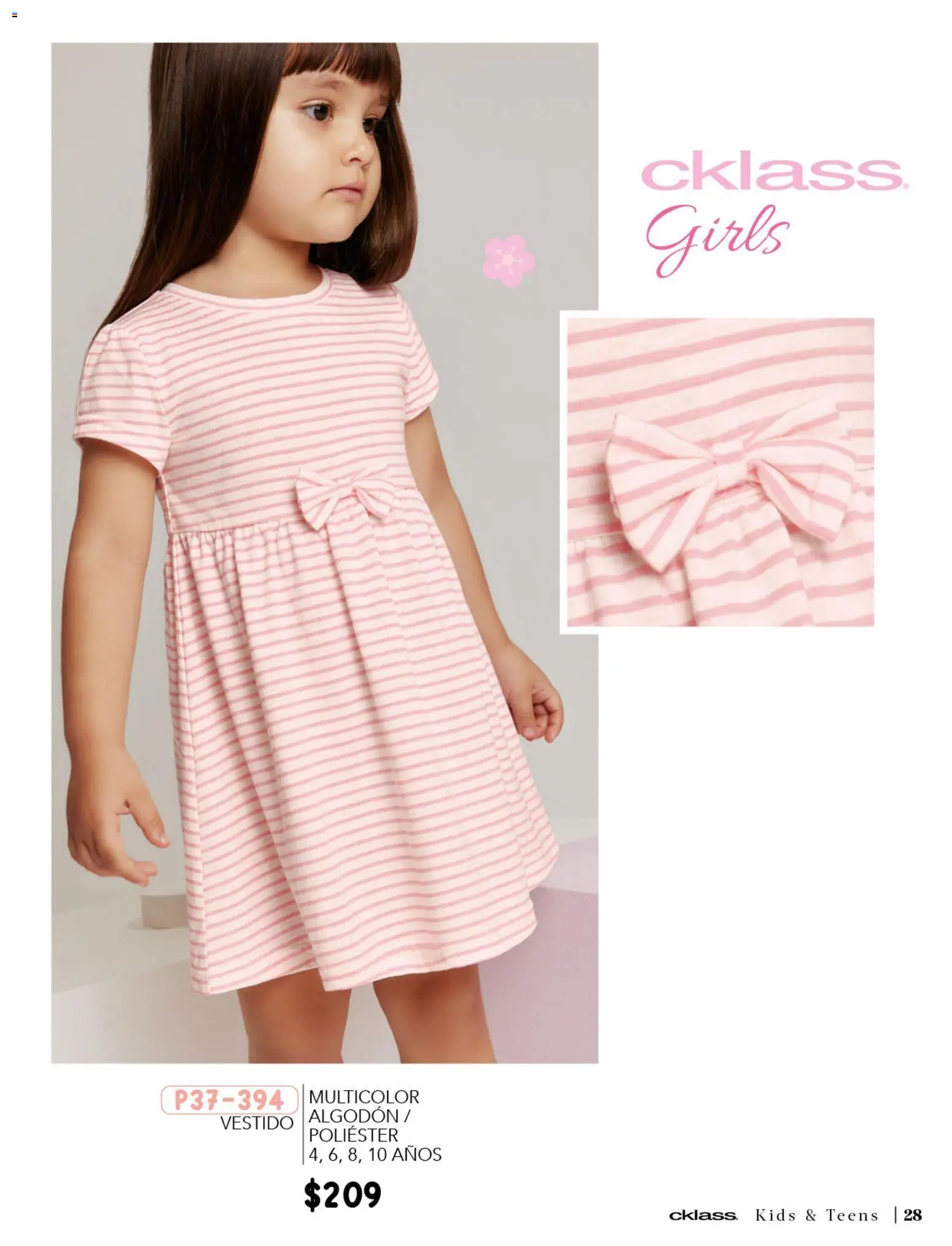 Nuevas ofertas de Cklass válidas en toda la República Mexicana desde el 26.03.2026. ¡Encuentra las mejores ofertas en Cklass catálogo Especial Día del Niño! | Página: 80 | Productos: Algodón, Vestido