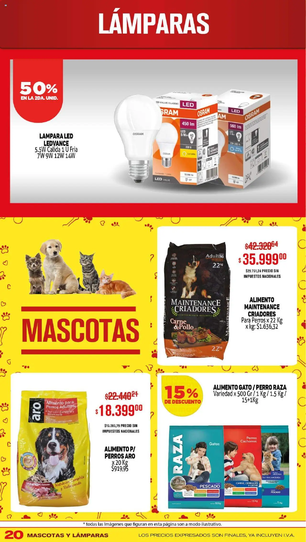 Makro ofertas │ válido desde el 25.09.2025 | Página: 20 | Productos: Pescado, Lámpara, Leche, Cereales