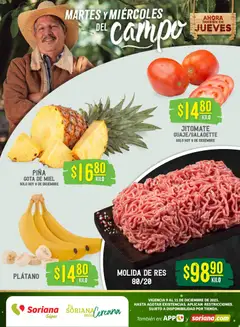 Vista previa de Soriana - Martes y Miércoles del Campo Súper: Tijuana, Mexicali, Ensenada, San Luis Río Colorado y Tecate, nuevo folleto de la tienda, válido en México a partir del 09.12.2025