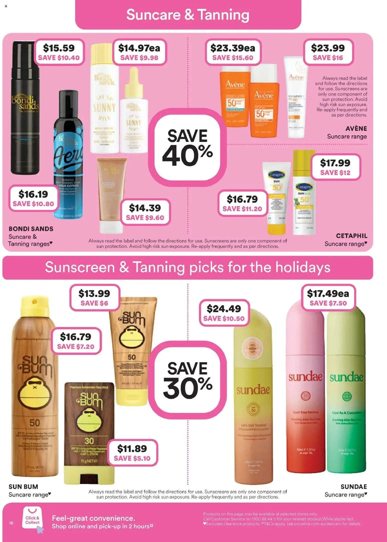 Priceline Pharmacy catalogue - valid from 11.12.2025 | Page: 18 | Products: Sunscreen