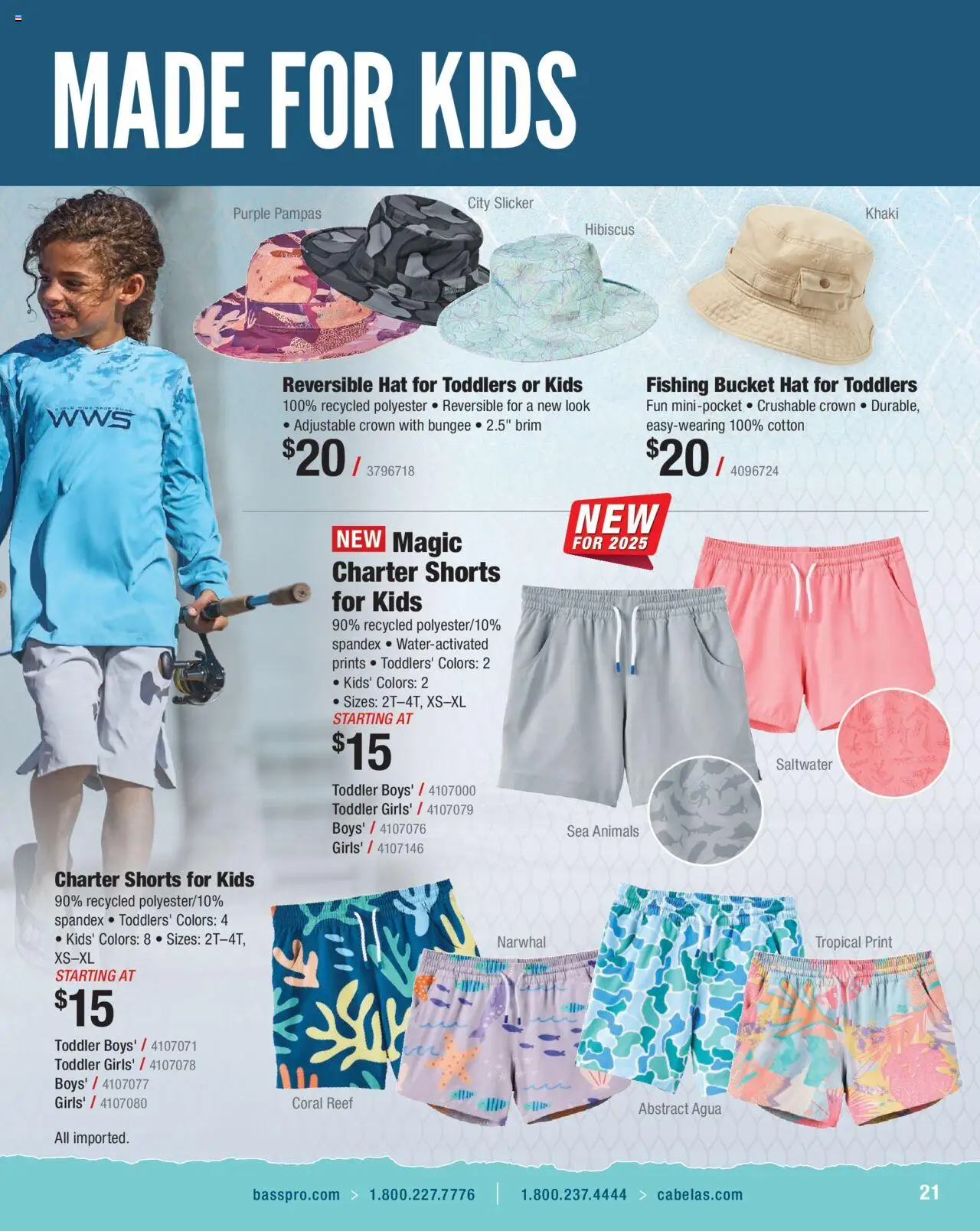 Cabela's Saltwater Specialist 25 - valid from 01.01.2025 | Page: 21 | Products: Shorts, Hat