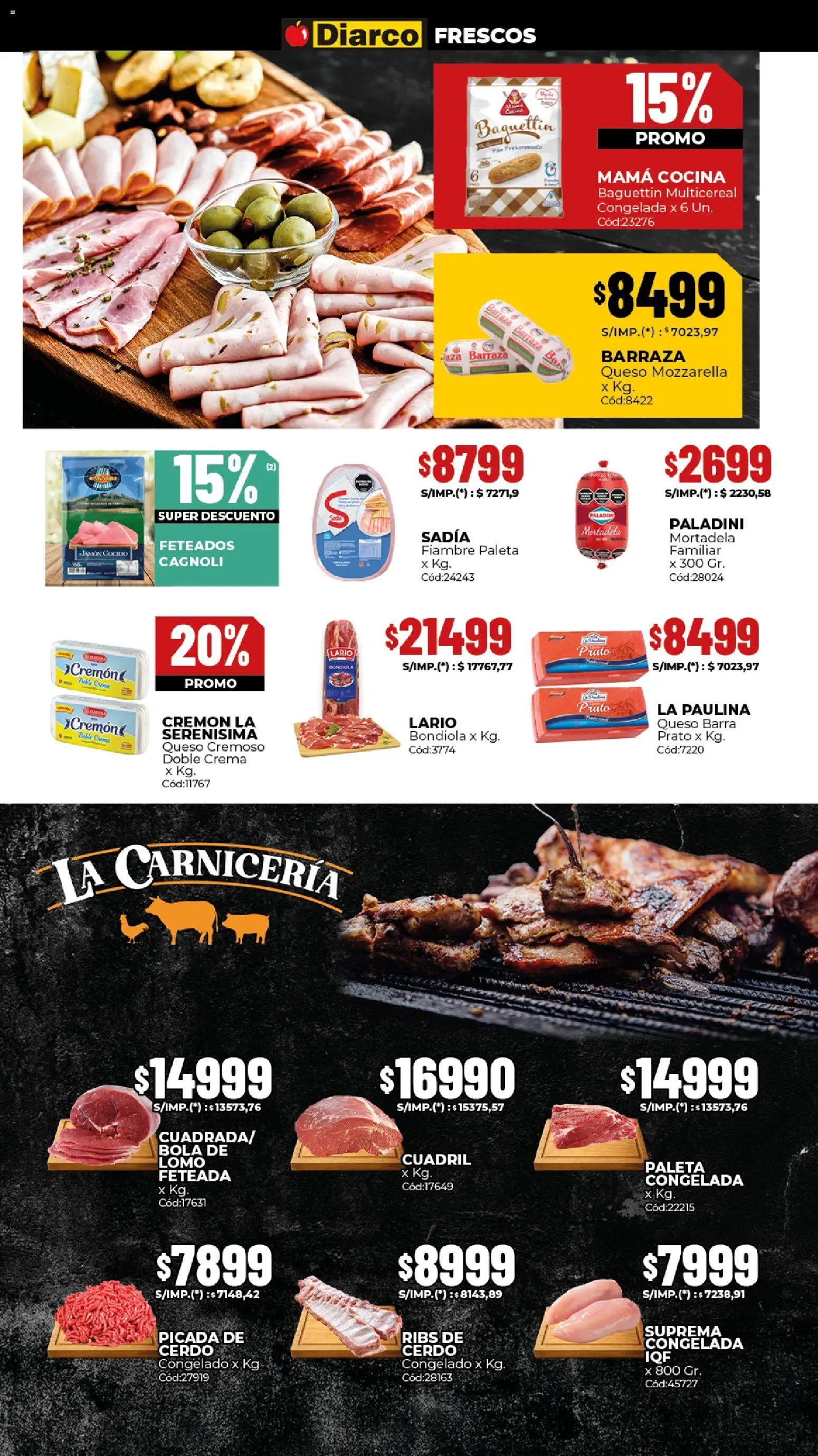 Diarco ofertas │ válido desde el 15.12.2025 | Página: 11 | Productos: Cocina, Paleta, Cerdo, Crema