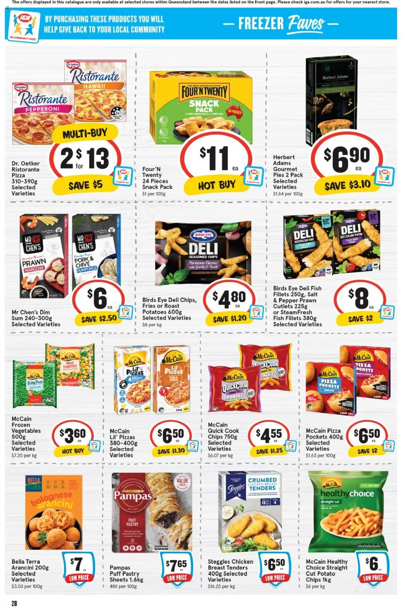 IGA catalogue - valid from 20.08.2025 | Page: 25 | Products: Pizza, Fish, Salt, Garlic