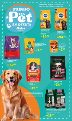 Bistek Supermercados - Ofertas Mundo Pet - Pré-Visualização do folheto da loja Bistek Supermercados, válido de 05.12.2025