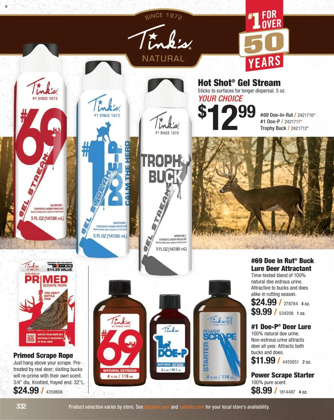 Cabela's Hunting Master 25 - valid from 11.08.2025 | Page: 332 | Products: Lure, Starter, Watch