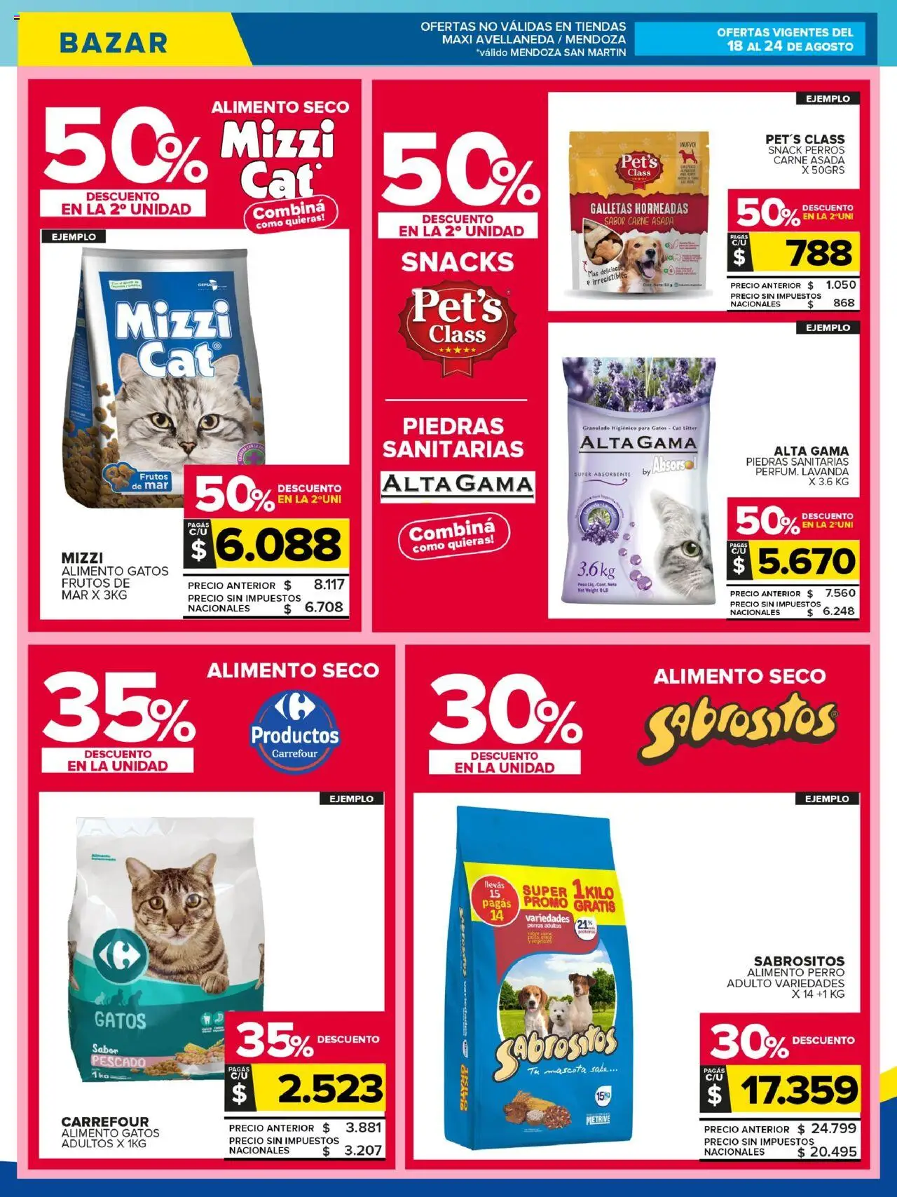 Carrefour Maxi catálogo - CABA │ válido desde el 18.08.2025 | Página: 22 | Productos: Peso, Pescado, Galletas