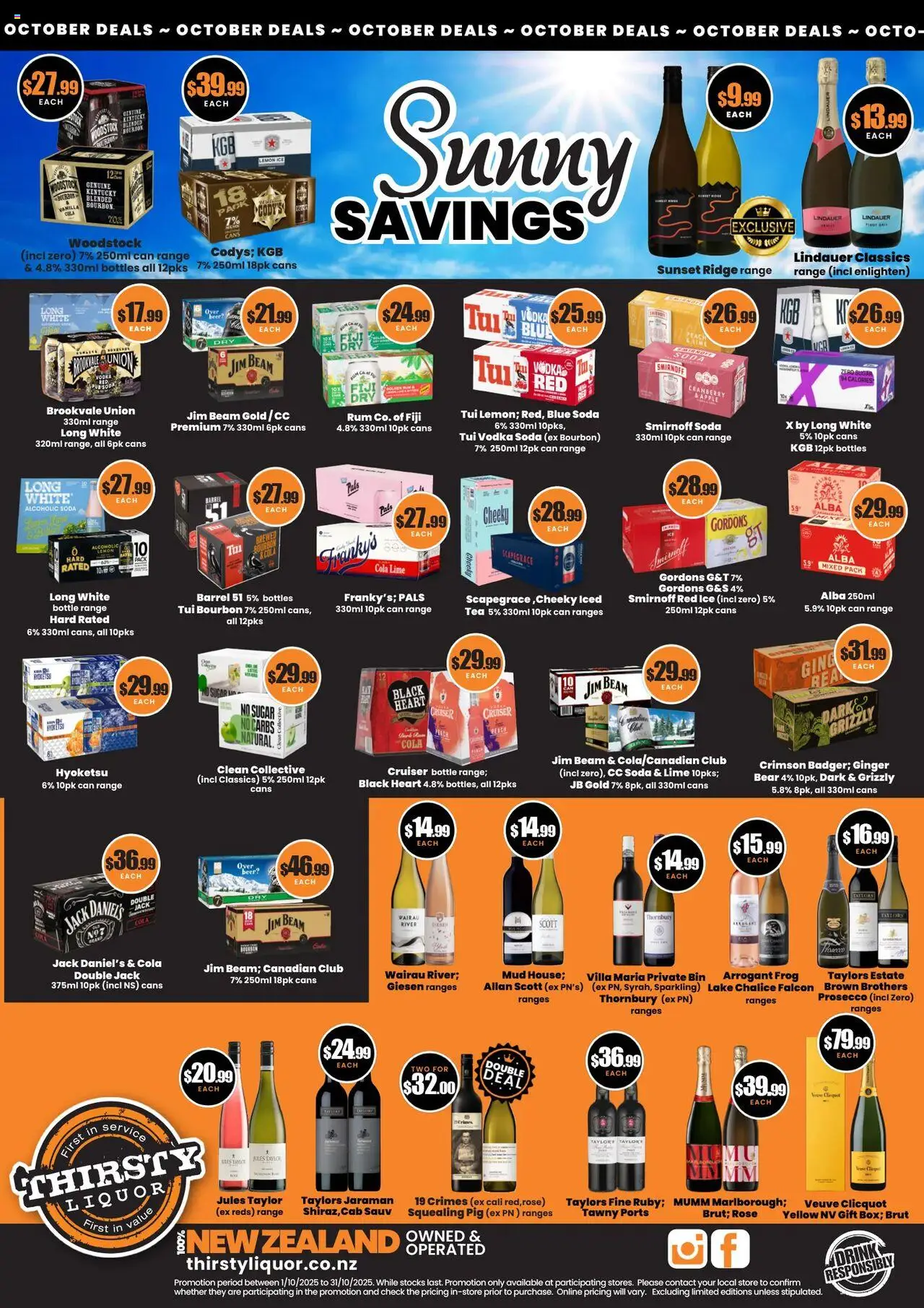Thirsty Liquor catalogue from 01.10.2025 | Page: 1