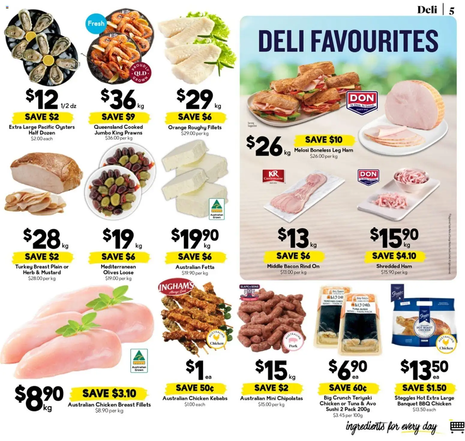Drakes catalogue - valid from 14.01.2026 | Page: 5 | Products: Herb, Ham, Chicken, Sauce