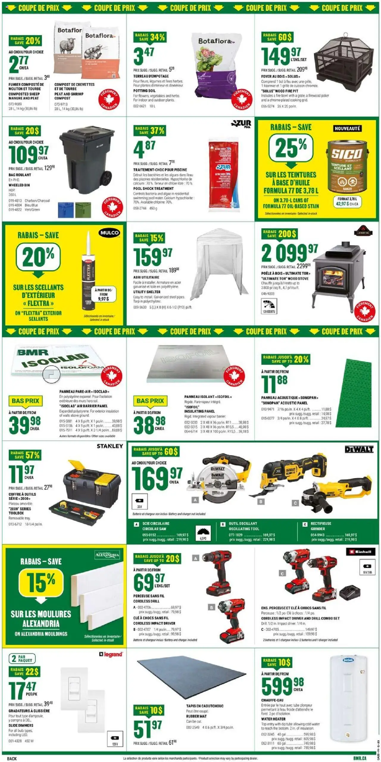 BMR flyer valid from 18.09.2025 | Page: 2 | Products: Stove, Grinder, Battery