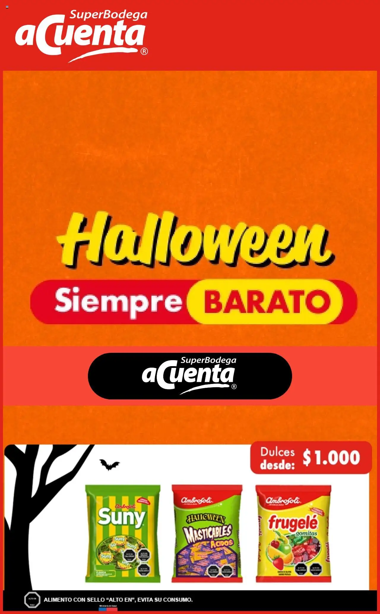 Super Bodega aCuenta ofertas  │ válido desde el 16.10.2025 | Página: 1 | Productos: Gomitas