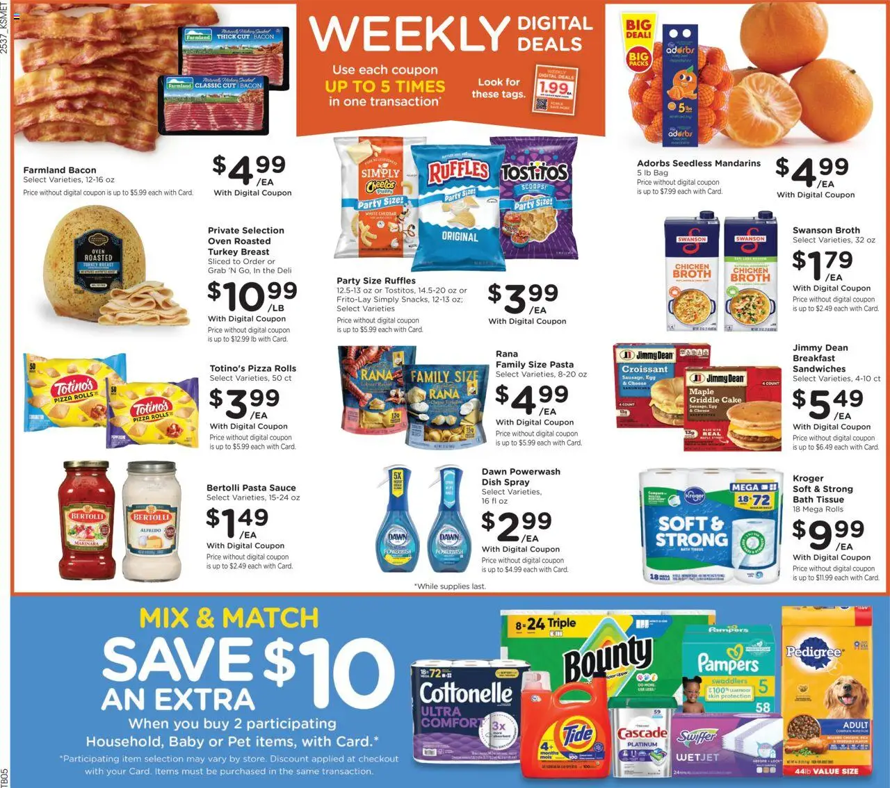 King Soopers Weekly Ad - valid from 15.10.2025 | Page: 2 | Products: Pizza, Pasta, Sauce, Oven