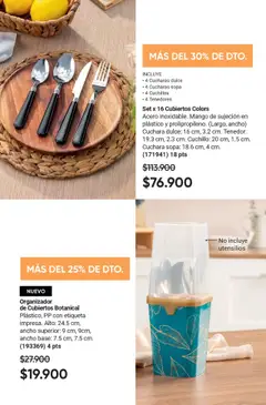 Avon revista - valida desde el 12.09.2025 | Página: 25 | Productos: Sopa, Tenedor, Organizador, Cuchara