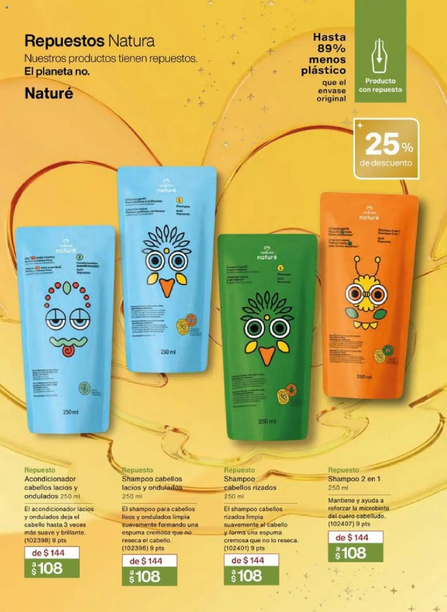 Nuevas ofertas de Natura válidas en toda la República Mexicana desde el 01.12.2025. ¡Encuentra las mejores ofertas en Natura campaña 18 2025! | Página: 166 | Productos: Espuma, Acondicionador