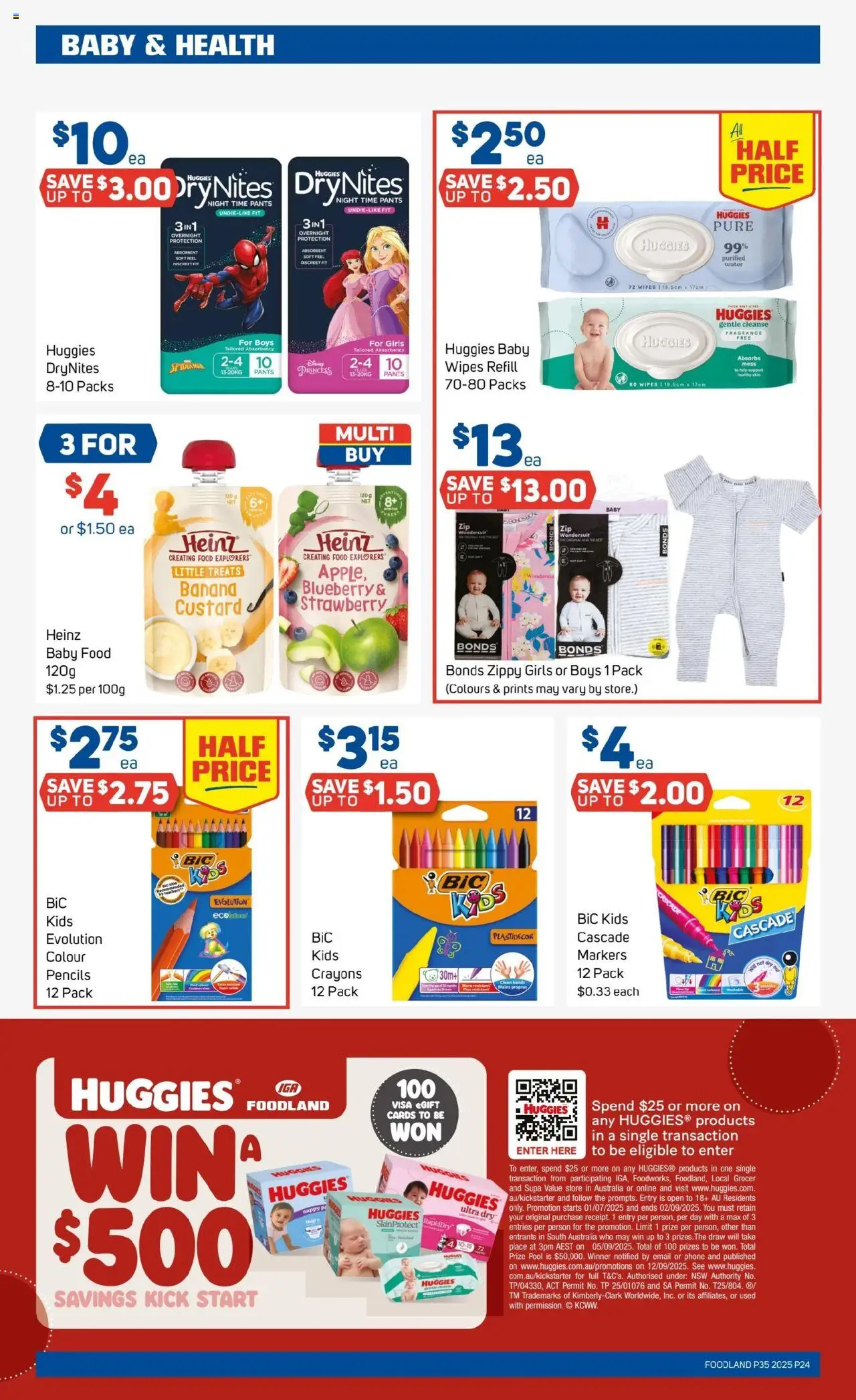 Foodland catalogue - valid from 27.08.2025 | Page: 24 | Products: Fragrance, Baby food, Water, Phone