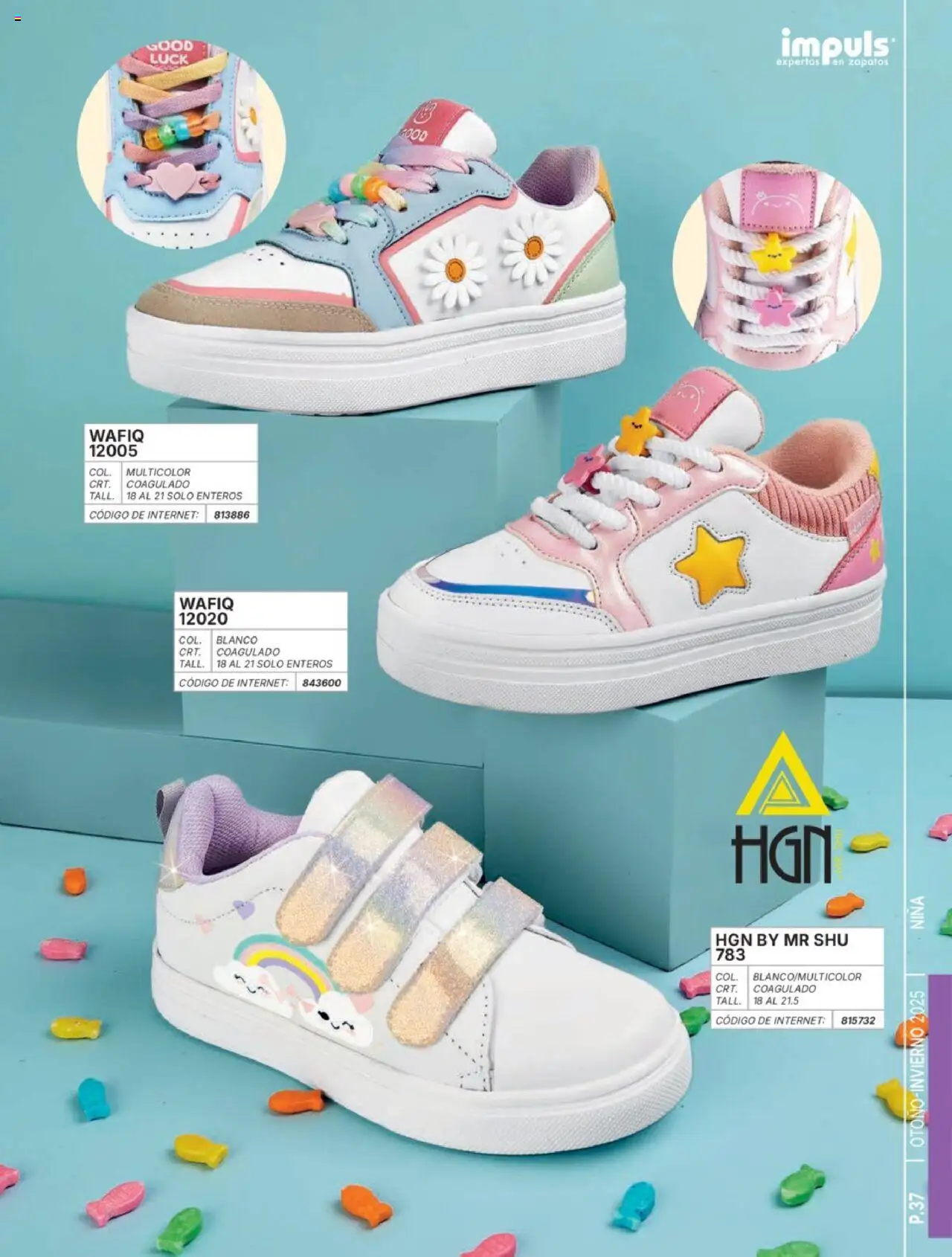 Nuevas ofertas de Impuls válidas en toda la República Mexicana desde el 07.07.2025. ¡Encuentra las mejores ofertas en Impuls catálogo Niña Otoño-Invierno 2025! | Página: 39 | Productos: Zapatos
