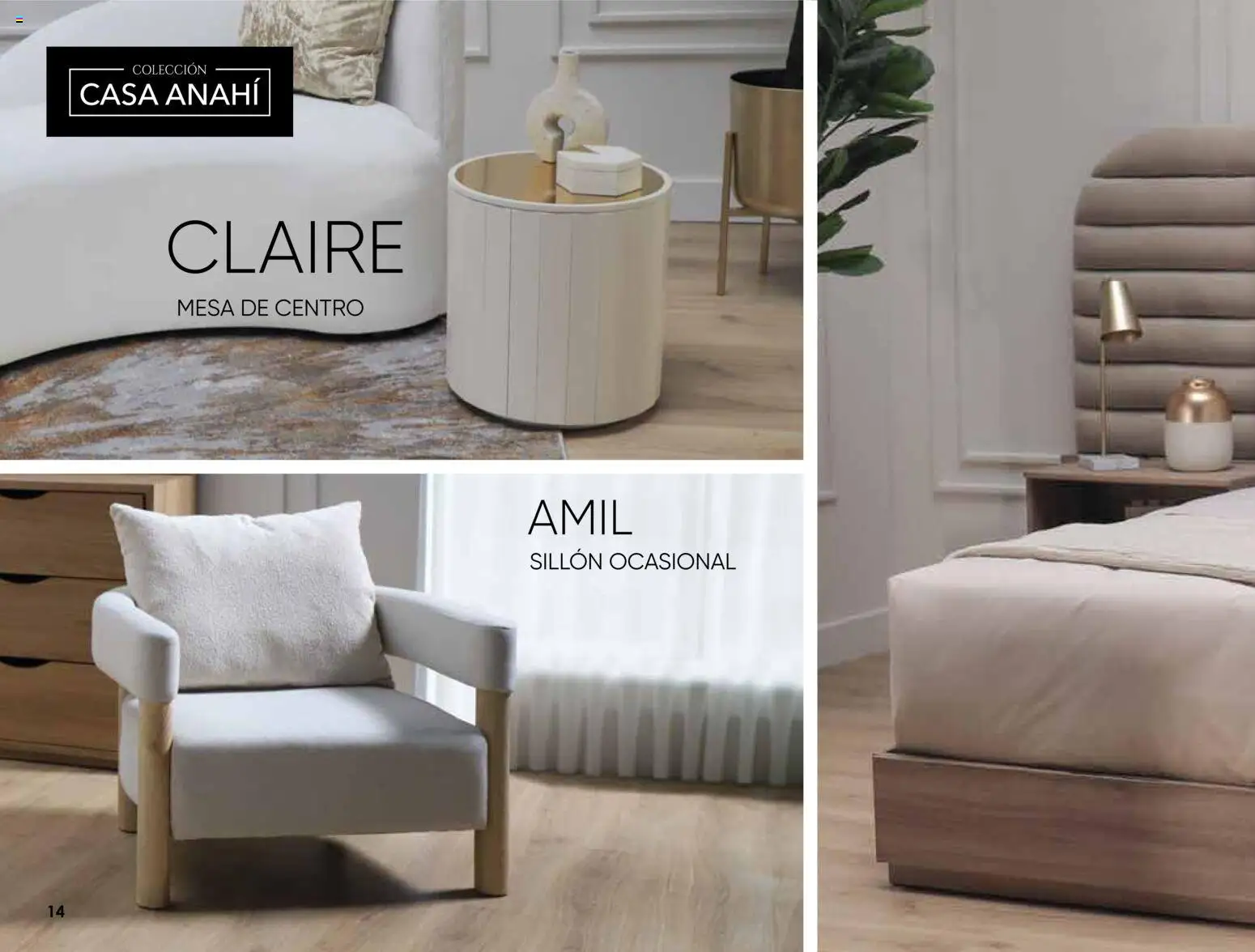 Nuevas ofertas de Muebles Dico válidas en toda la República Mexicana desde el 07.11.2025. ¡Encuentra las mejores ofertas en Muebles Dico catálogo Colección Casa Anahí! | Página: 14 | Productos: Sillón, Mesa de centro, Mesa