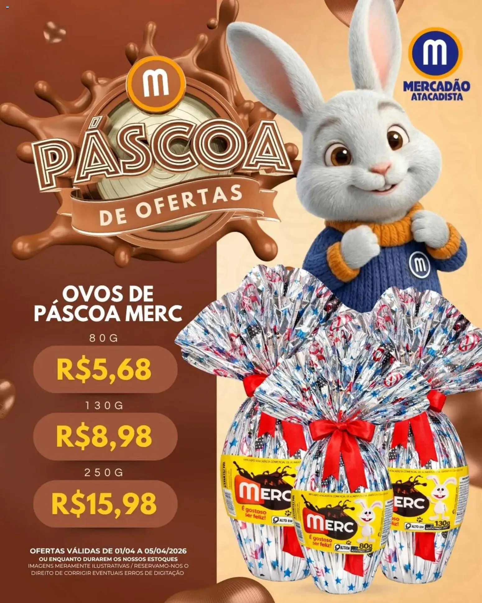 Mercadão Atacadista Folheto - válido de 01.04.2026 | Página: 2 | Produtos: Ovos