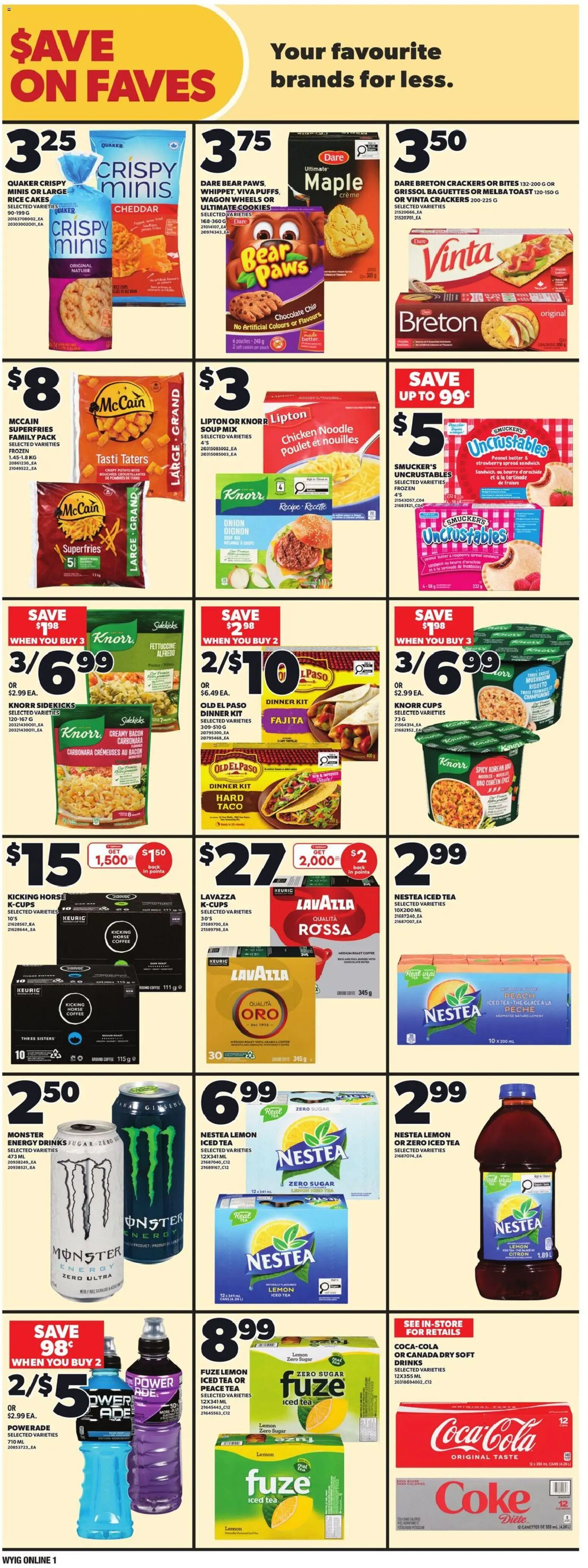 Loblaws flyer valid from 05.03.2026 | Page: 9 | Products: Chips, Butter, Coffee, Chocolate