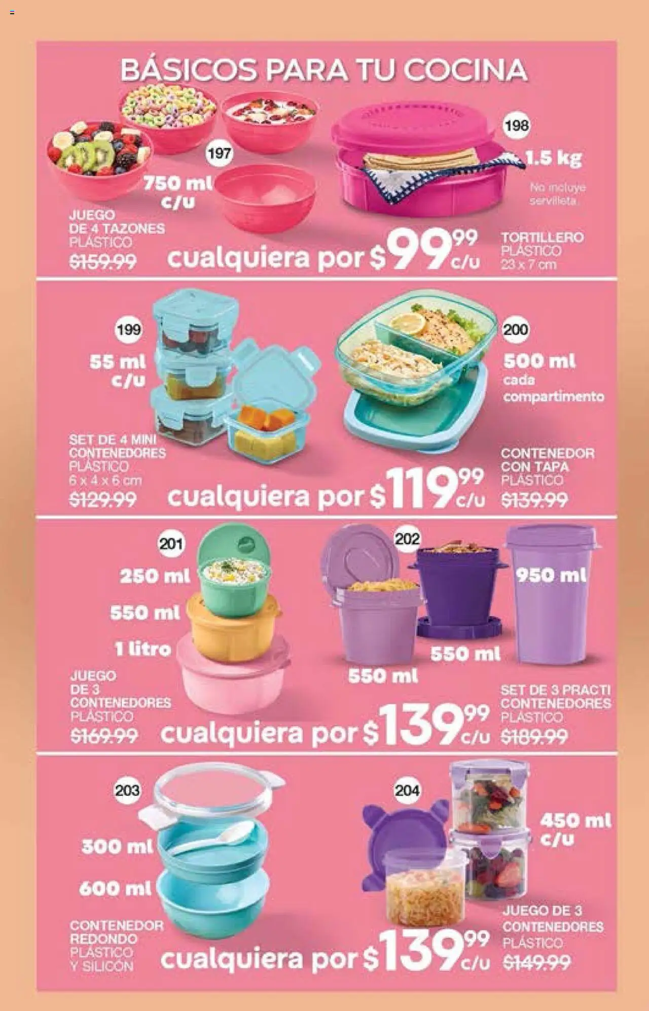 Nuevas ofertas de Fuller válidas en toda la República Mexicana desde el 15.10.2025. ¡Encuentra las mejores ofertas en Fuller - Campaña 14 2025! | Página: 96 | Productos: Juego, Cocina, Contenedor