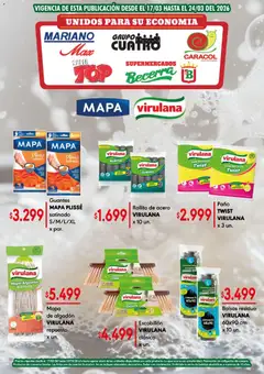 Vista previa Mariano Max - Catálogo válido desde el 17.03.2026 | Página: 12 | Productos: Algodón, Mopa, Brillo, Escobillon