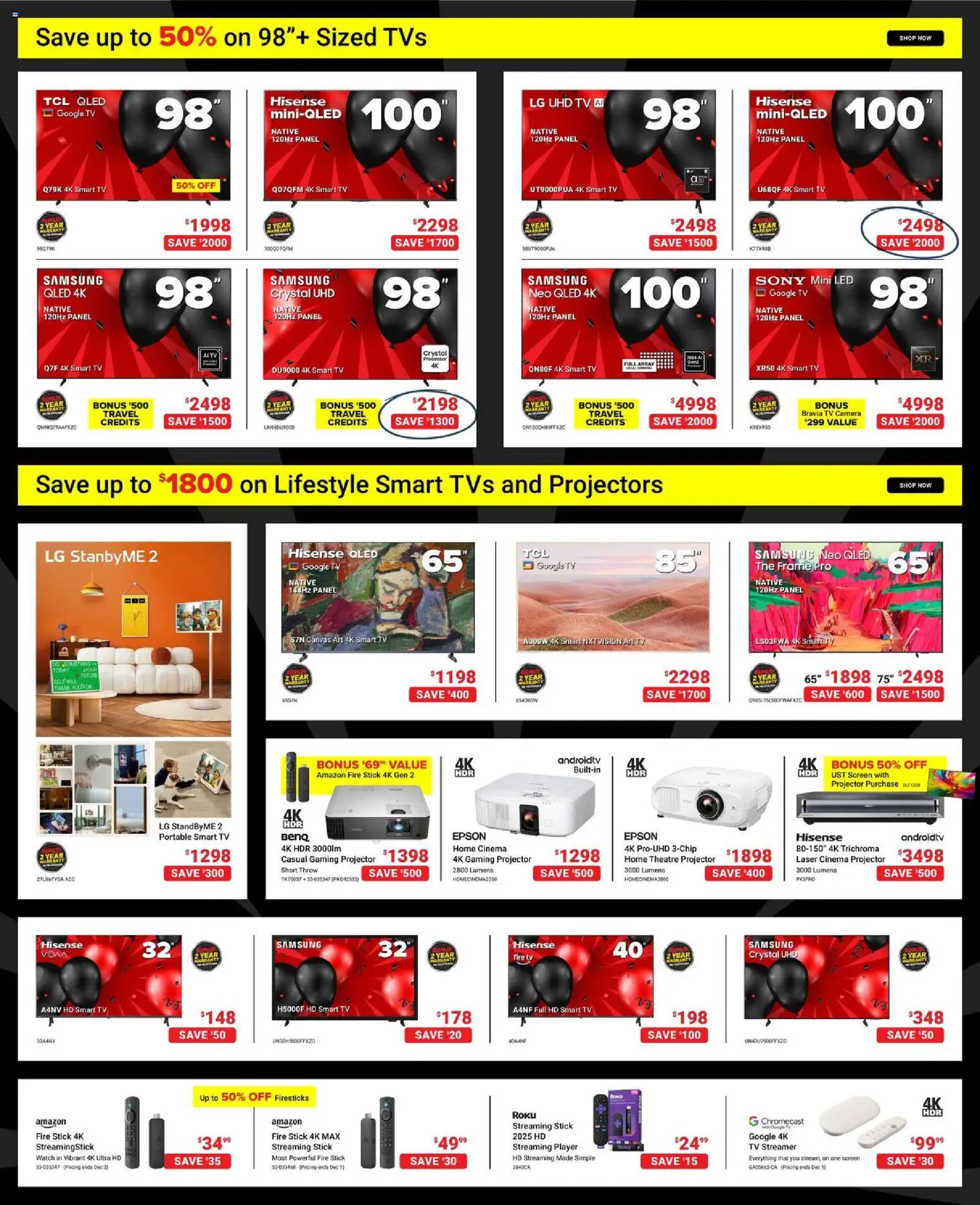 Visions flyer valid from 28.11.2025 | Page: 6 | Products: Watch, Tv, Player, Camera