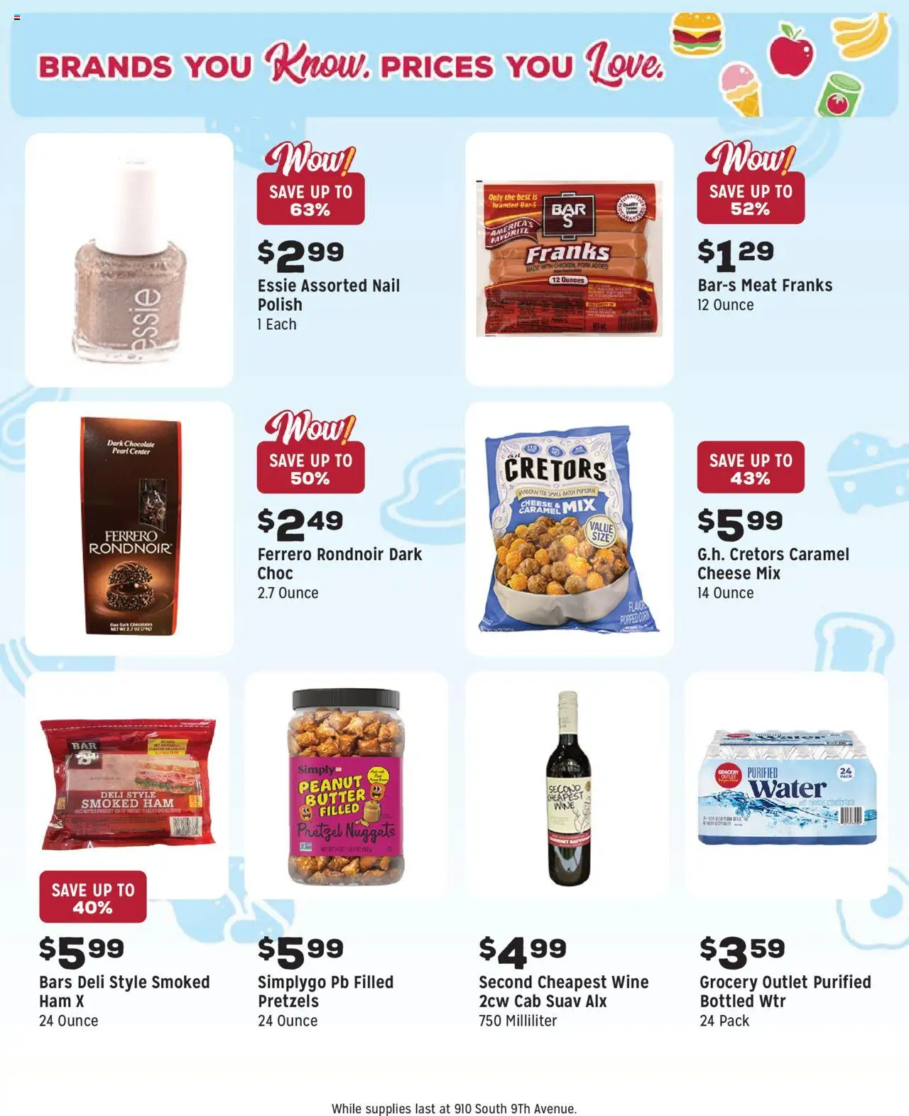 Grocery Outlet Weekly Ad - WA - valid from 10.09.2025 | Page: 5 | Products: Nail, Butter, Chocolate, Water