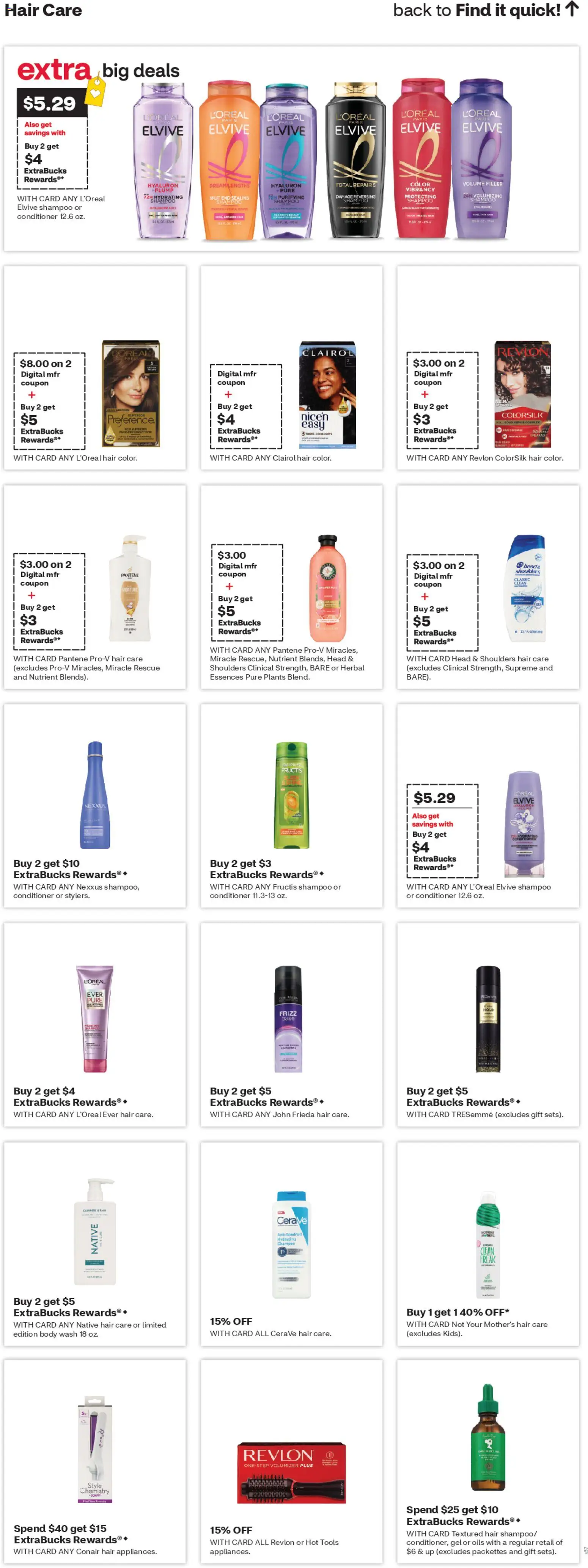 CVS Pharmacy Weekly Ad - WA - valid from 30.11.2025 | Page: 13 | Products: Shampoo, Conditioner, Body Wash