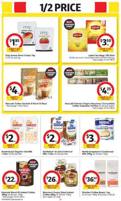 Preview of Coles catalogue  - valid from 22.04.2026 | Page: 29 | Products: Tea, Cookware, Mango, Moccona