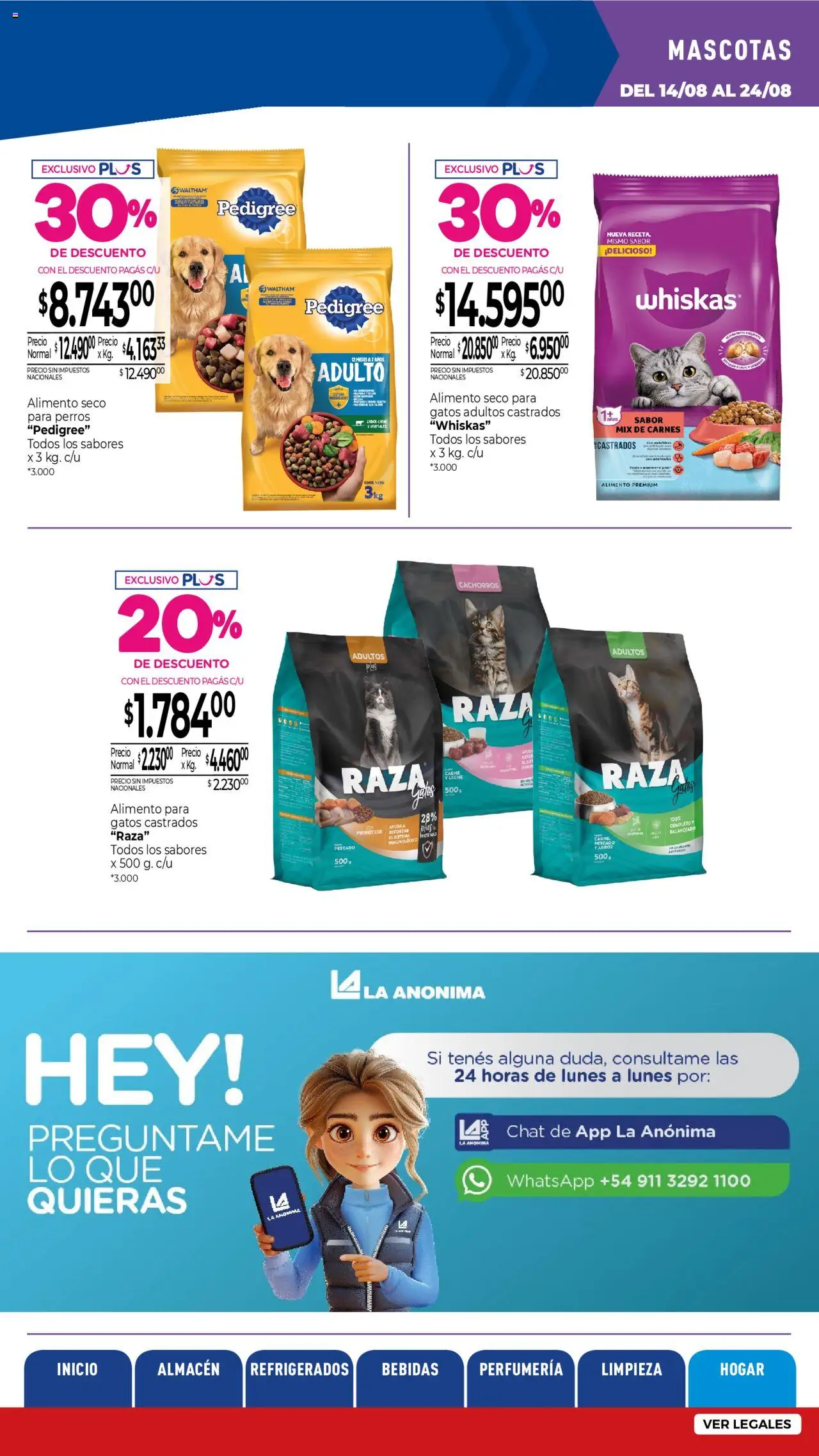 La Anonima - Insuperables - z5 │ válido desde el 14.08.2025 | Página: 33 | Productos: Pescado, Leche