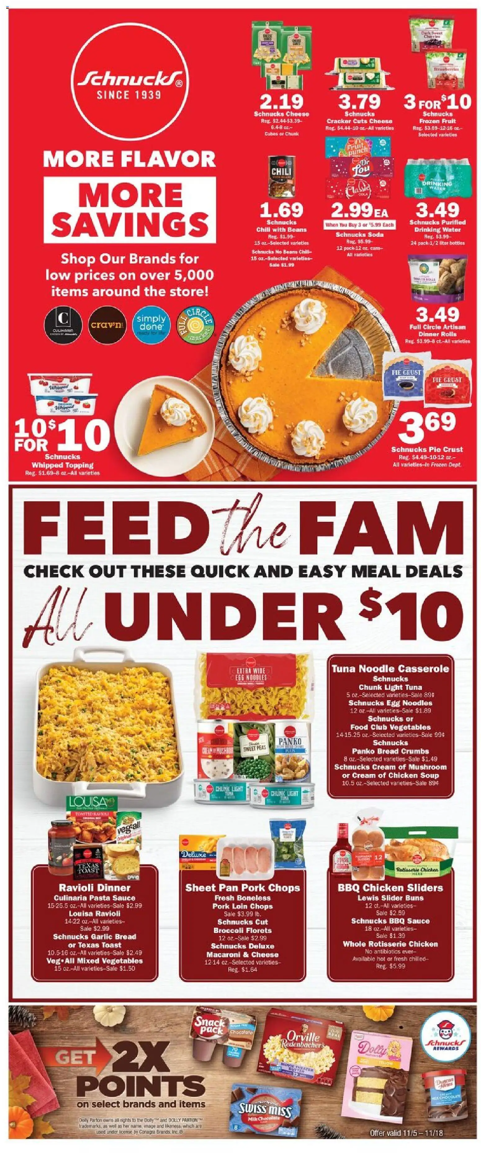 Schnucks Weekly Print Ad - IL - valid from 05.11.2025 | Page: 2 | Products: Pan, Noodles, Cream, Sauce