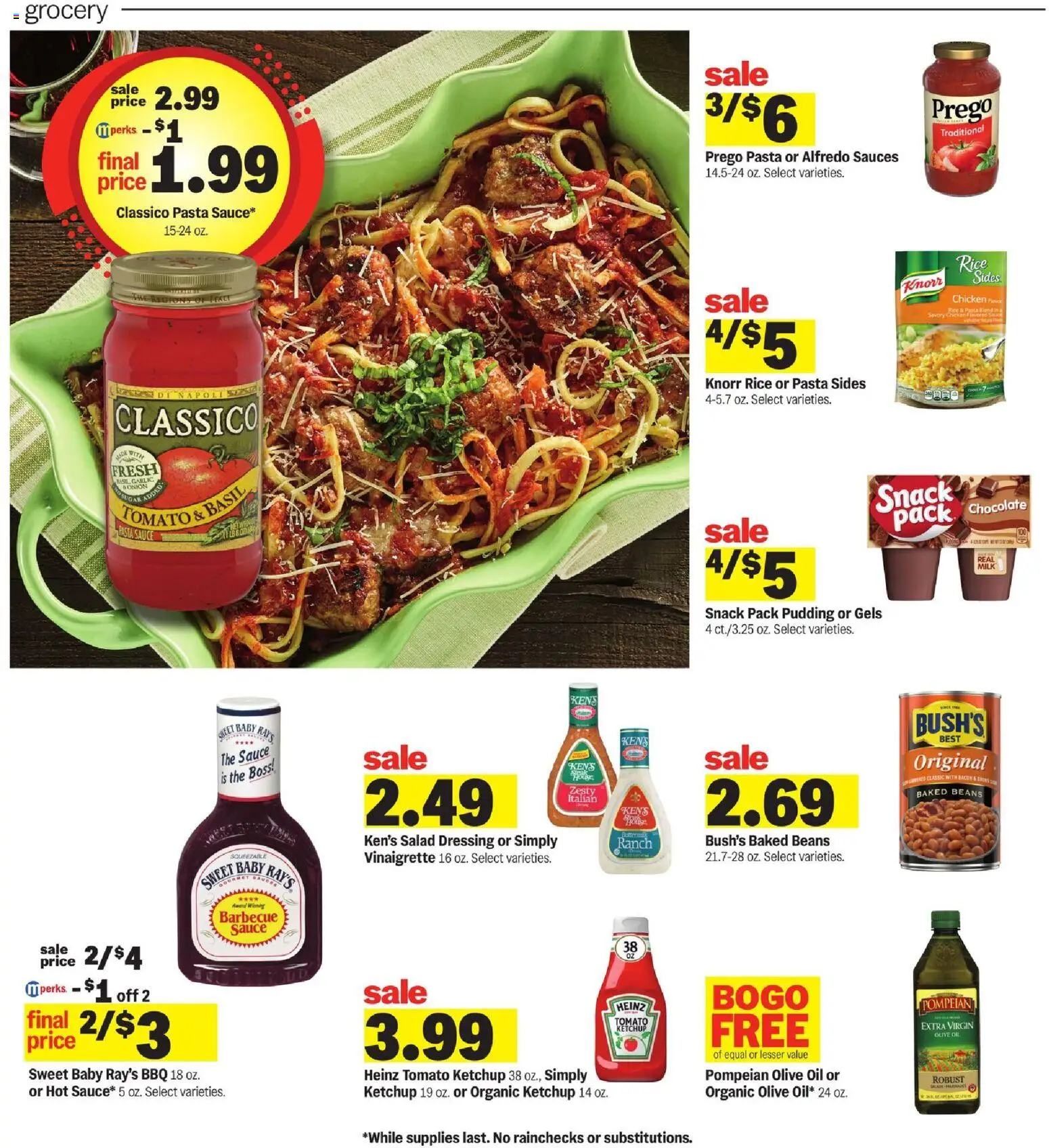 Meijer Weekly Ad - valid from 08.04.2026 | Page: 10 | Products: Milk, Pasta, Ketchup, Salad