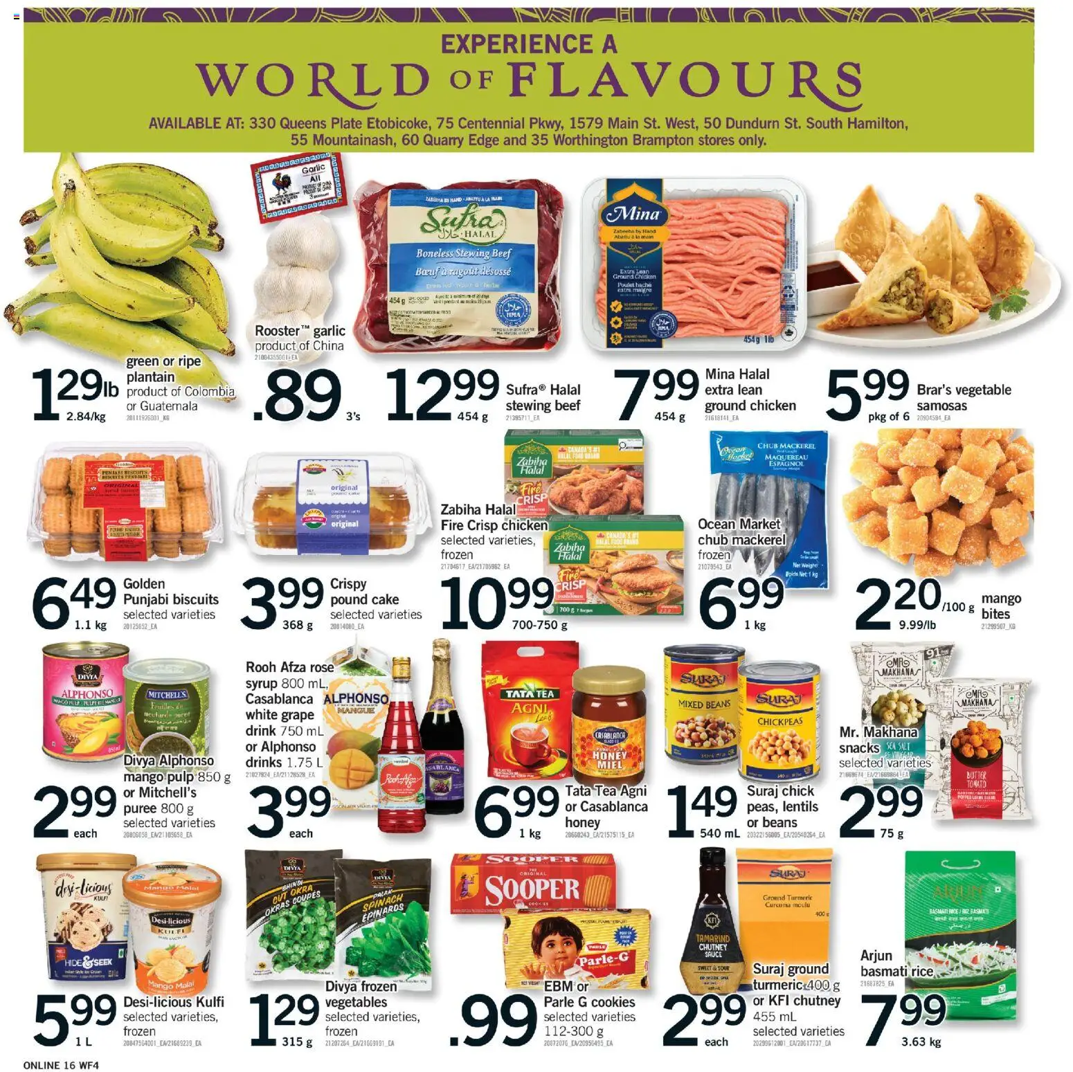 Fortinos flyer valid from 19.03.2026 | Page: 16 | Products: Tea, Cookies, Butter, Chicken