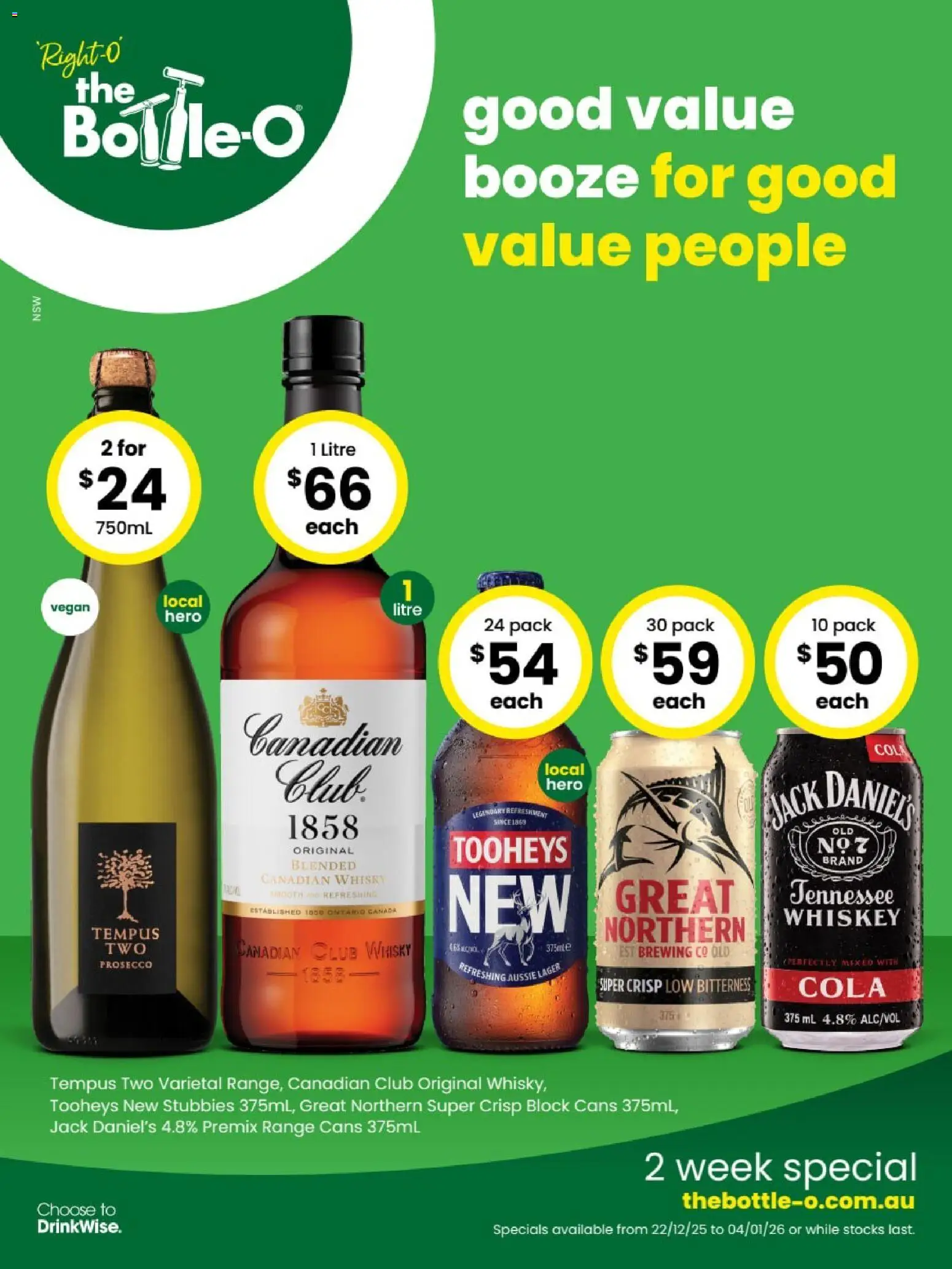 The Bottle-O catalogue - valid from 22.12.2025 | Page: 1 | Products: Whiskey