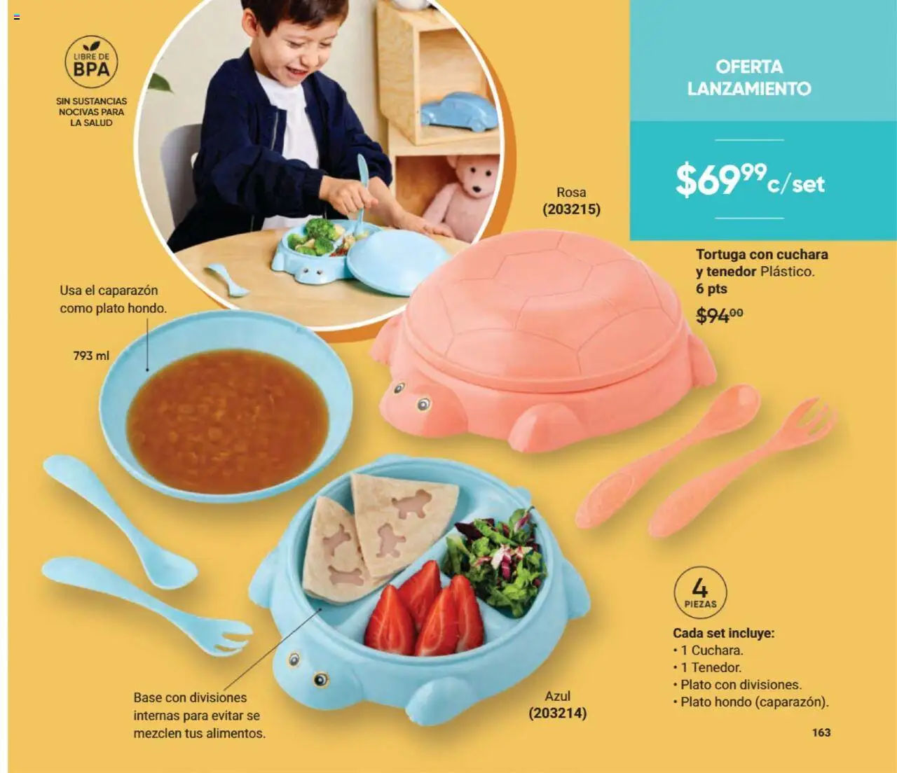 Nuevas ofertas de AVON válidas en toda la República Mexicana desde el 12.09.2025. ¡Encuentra las mejores ofertas en AVON - Casa & Estilo 15 2025! | Página: 163 | Productos: Cuchara, Tenedor
