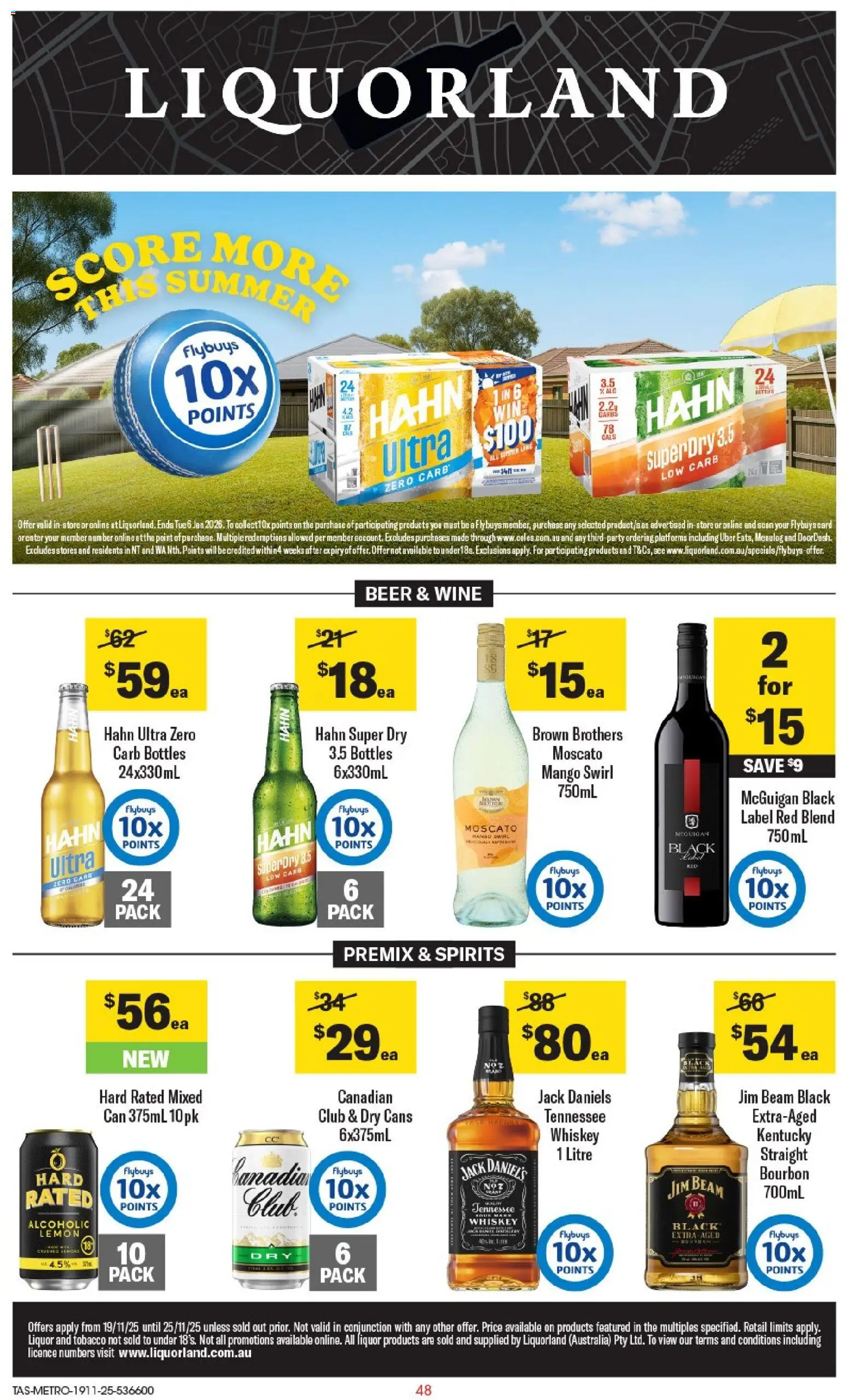Coles catalogue - valid from 19.11.2025 | Page: 49 | Products: Wine, Bourbon, Whiskey, Lemon
